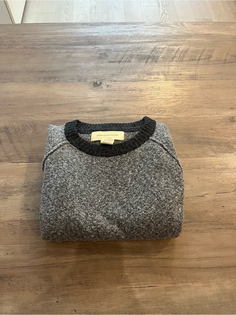 Men's Grey Crewneck Sweater - Soft Knit